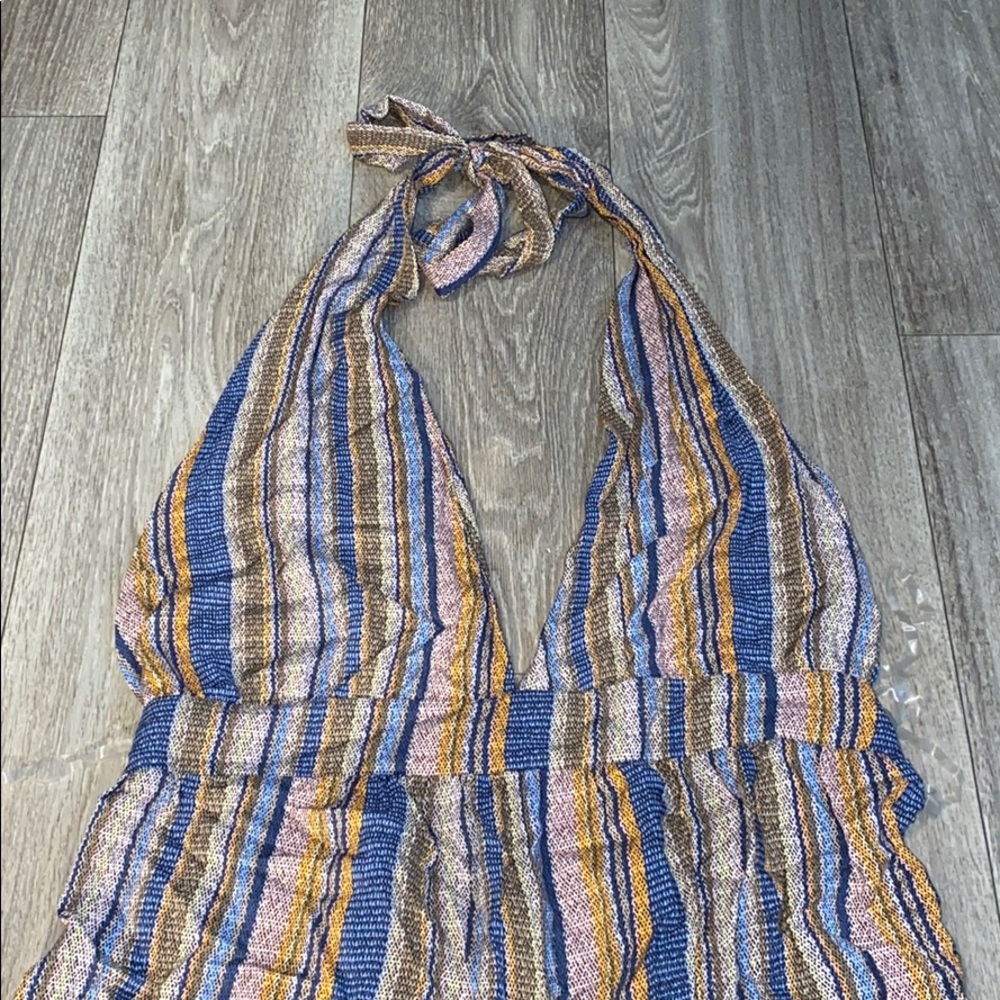 Low Cut Halter Jumpsuit